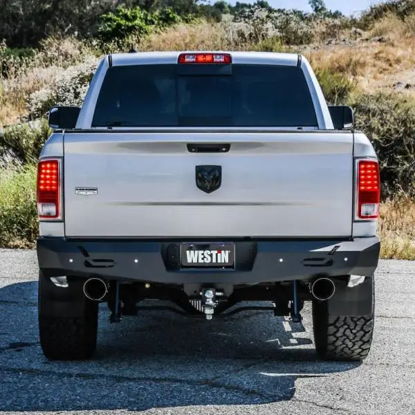 Westin 09-18 Ram 1500 Pro-Series Rear Bumper - Textured Black thumbnail 6