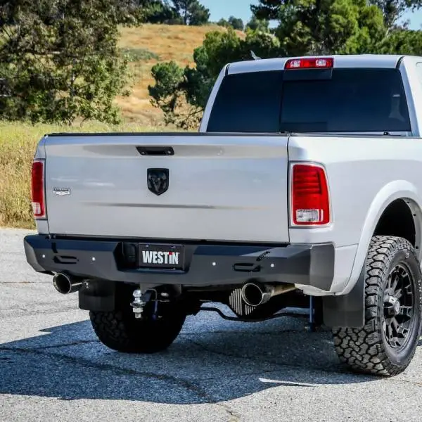 Westin 09-18 Ram 1500 Pro-Series Rear Bumper - Textured Black thumbnail 8