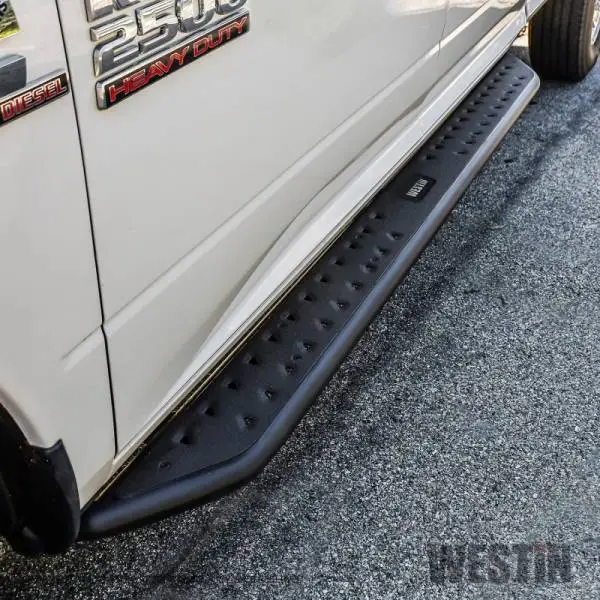 Westin 09-18 Dodge RAM 1500 Crew Cab Outlaw Nerf Step Bars thumbnail 2