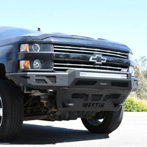 Westin 15-19 Chevrolet Silverado 2500/3500 Pro-Mod Skid Plate - Textured Black thumbnail 3
