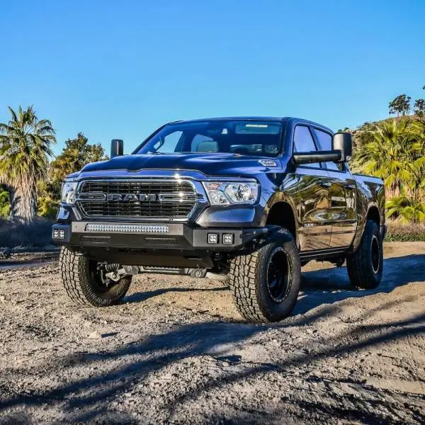 Westin 2019 Dodge Ram 1500 ( Excludes 1500 Classic & Rebel Models ) Pro-Mod Skid Plate - Text. Blk thumbnail 4