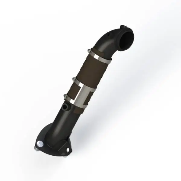 MBRP 15-16 Chevy/GMC 6.6L Duramax 3in Down Pipe (For 3 Bolt Flange Style Connection) thumbnail 2