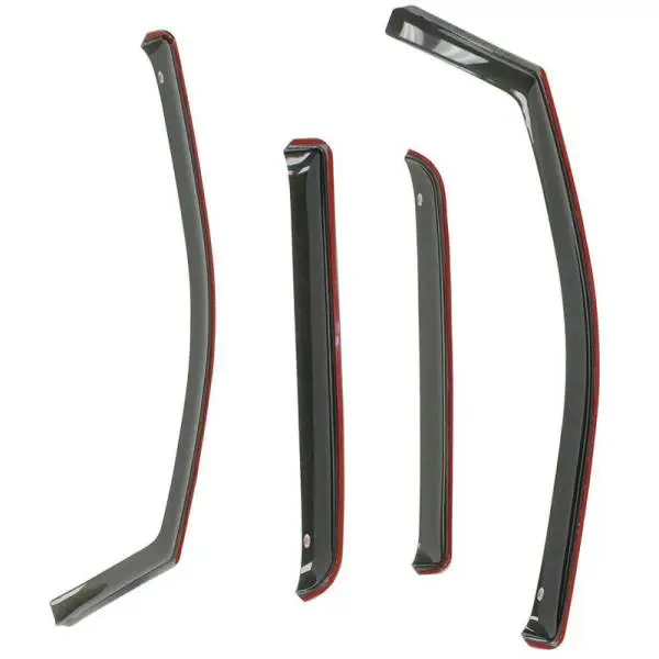 Westin 2009-2018 Dodge/Ram Crew Cab/Mega Cab Wade In-Channel Wind Deflector 4pc - Smoke