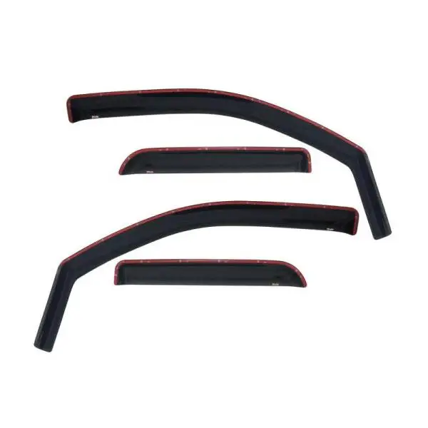 Westin 2009-2018 Dodge/Ram Quad Cab Wade In-Channel Wind Deflector 4pc - Smoke thumbnail 2