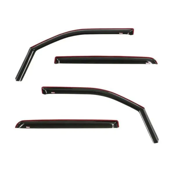 Westin 19-22 Ram 1500 Crew Cab(Excl. 19-22 Ram 1500 Classic) In Channel Wind Deflector 4pc - Smoke