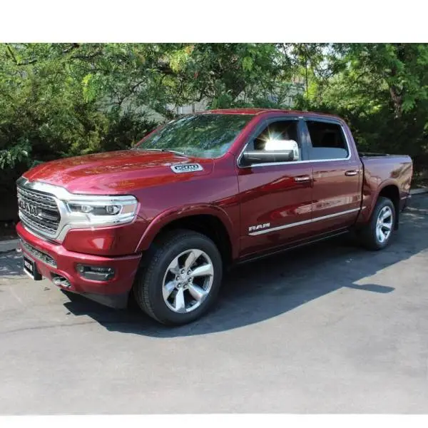 Westin 2019 RAM 1500 Crew Cab (Non Classic) Wade Slim Wind Deflector 4pc - Smoke thumbnail 2