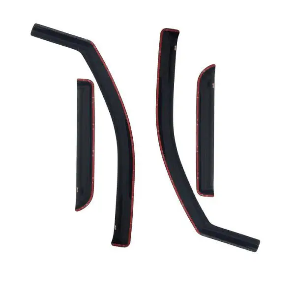 Westin 2002-2008 Dodge Ram Quad Cab (4 DR) Wade In-Channel Wind Deflector 4pc - Smoke