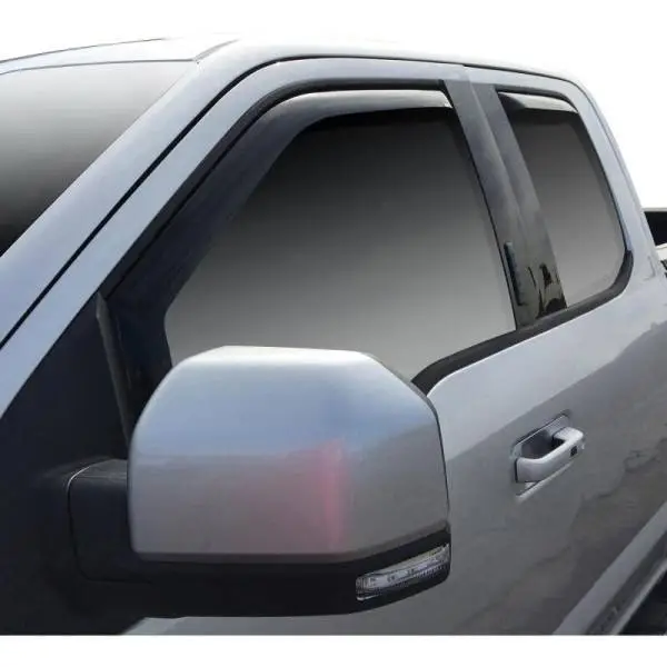 Westin 2015-2018 Ford F-150 SuperCab Wade In-Channel Wind Deflector 4pc - Smoke thumbnail 2