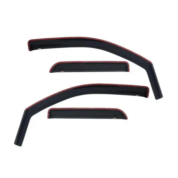Westin 2007-2014 Chevy Silverado 2500/3500 Extended Cab Wade In-Channel Wind Deflector 4pc - Smoke thumbnail 2