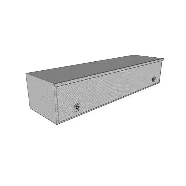 Westin/Brute HD Top Sider 13in x 72in w/flip up Door - Aluminum image 2