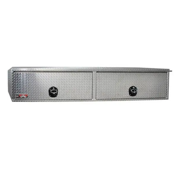 Westin/Brute High Cap HD Top Sider 16in x 88in w/flip up Doors - Aluminum