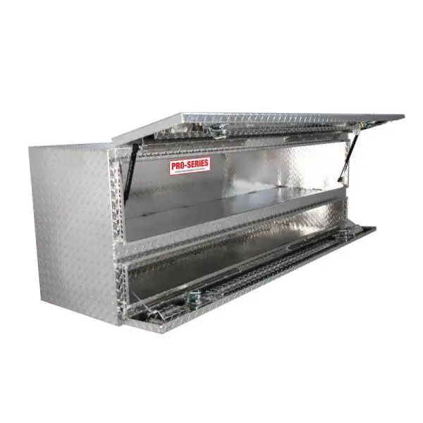 Westin/Brute High Cap 72in Stake Bed Contractor TopSider w/ Doors - Aluminum image 2