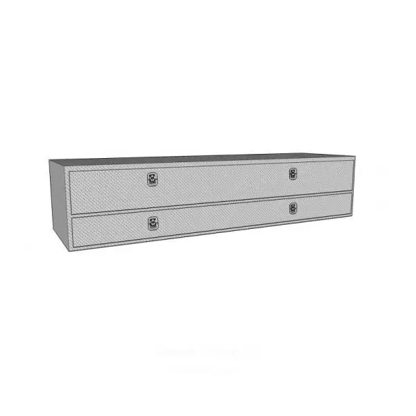 Westin/Brute High Cap 72in Stake Bed Contractor TopSider w/ Doors - Aluminum image 4