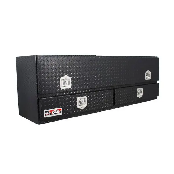 Westin/Brute High Cap 72in Stake Bed Contractor TopSider w/ Base Drawers - Textured Black image 2