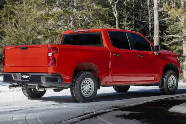 MBRP 2019+ Chevrolet Silverado 1500 / 2019+ GMC Sierra 1500 Alum. 3in Armor Lite Cat-Back Exhaust thumbnail 3