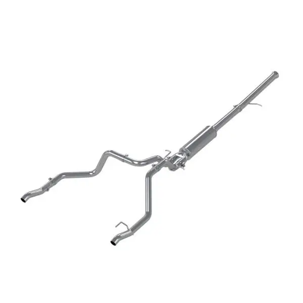 MBRP 19-Up Chevy Silverado 1500 6.2L 2.5in Catback Dual Rear Exit T304 SS thumbnail 2