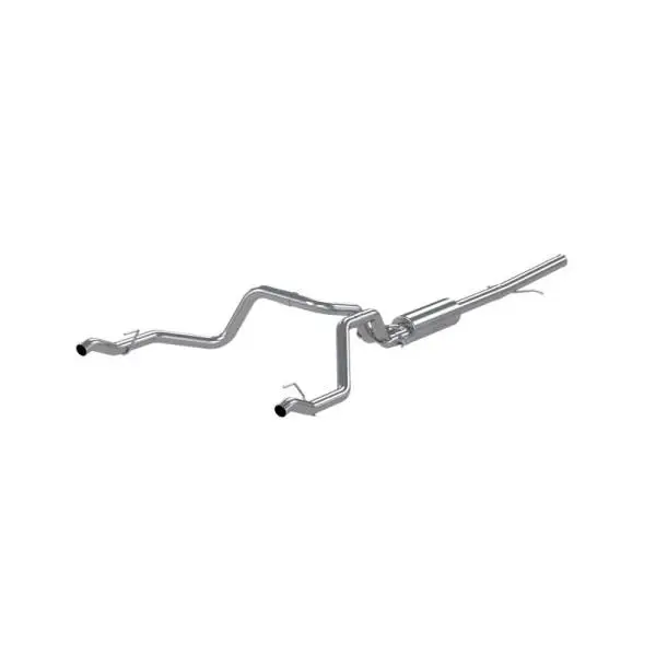 MBRP 2019 Chevrolet Silverado 1500 4.3L/5.3L 2.5in Cat Back Dual Rear Exit - Aluminized thumbnail 3