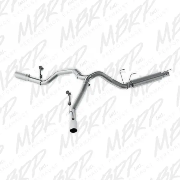 MBRP 14-16 Ram 2500/3500 6.4L 4in AL Single Side Dual Outlet Cat Back Exhaust thumbnail 2