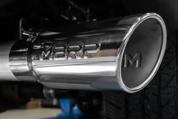 MBRP 2021+ Ford F-150 2.7L/ 3.5L Ecoboost 5.0L Single Side 3in Black Coated Catback Exhaust image 2