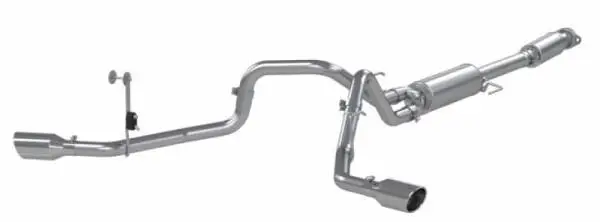 MBRP 2021+ Ford F-150 5.0L/3.5L/ 2.7L Ecoboost 3in Cat Back 2.5in Dual Split Exit T409 Exhaust image 5