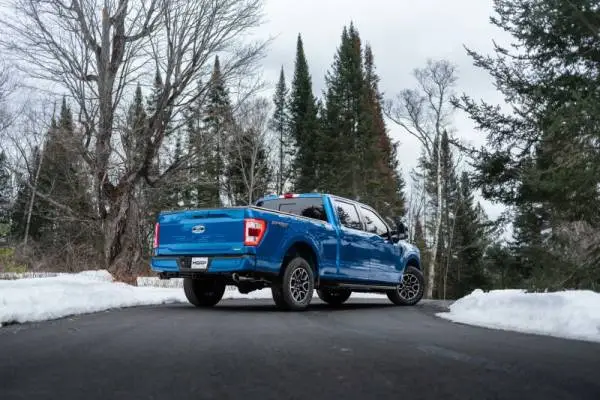 MBRP 2021+ F-150 2.7L/ 3.5L Ecoboost, 5.0L 3in Cat Back 2.5in Dual Split Rear image 3