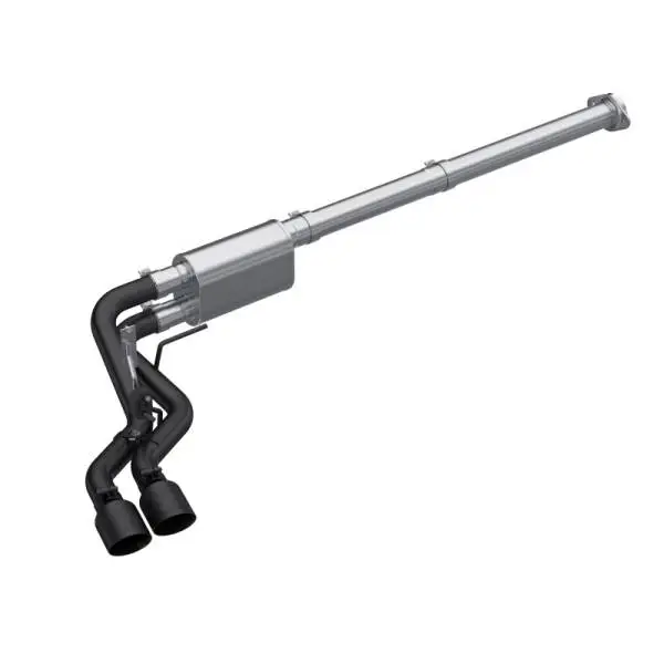 MBRP 2021 Ford F-150 2.7L EcoBoost / 3.5L EcoBoost / 5.0L 3in Cat Back Single Side Exit Black image 2