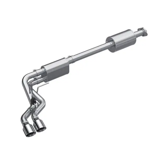 MBRP 2021+ Ford F150 T304 Pre-Axle (Street Profile) 2.5in OD Tips 3in Cat Back Exhaust image 2