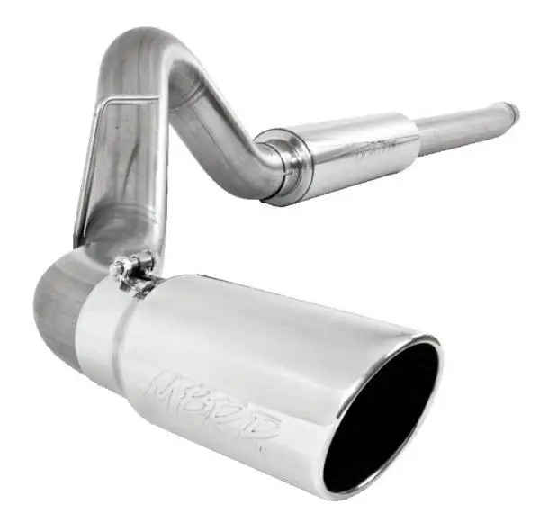 MBRP 11-13 Ford F-250/350/450 6.2L V8 Gas 4in Cat Back Single Side Alum Exhaust System thumbnail 3