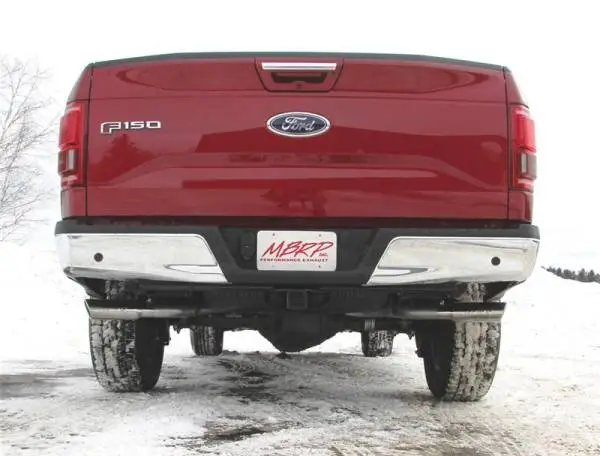 MBRP 2015 Ford F-150 5.0L 3in Cat Back Dual Split Side Exit T409 Exhaust System image 4