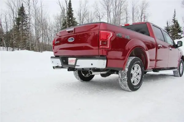 MBRP 2015 Ford F-150 5.0L 3in Cat Back Dual Split Rear Exit AL Exhaust System image 4