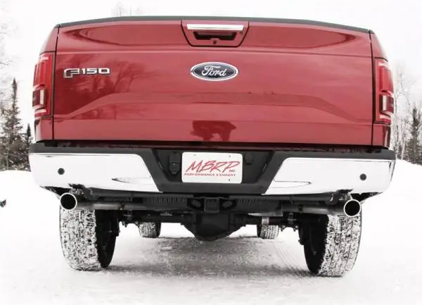 MBRP 2015 Ford F-150 5.0L 3in Cat Back Dual Split Rear Exit Black Exhaust System image 5