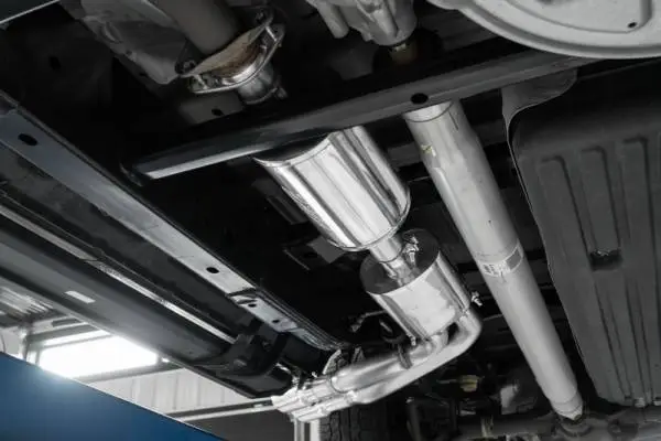 MBRP 15-20 Ford F150 Pre-Axle 4in OD Tips Dual Outlet 3in Black Coated Cat Back Exhaust image 7