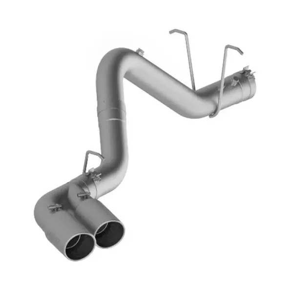 MBRP 11-15 Chevy/GMC 2500/3500 4in Filter Back Dual Outlet Single Side Alum Exhaust System thumbnail 2
