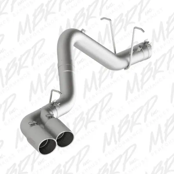 MBRP 11-15 Chevy/GMC 2500/3500 4in Filter Back Dual Outlet Single Side Alum Exhaust System thumbnail 3