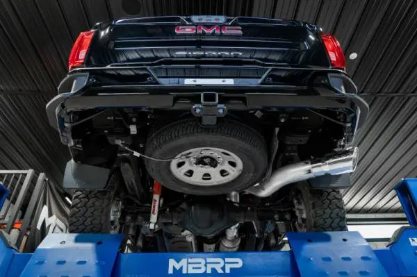 MBRP 20-23 Chevrolet Silverado 2500HD 6.6L Armor Plus T409 SS Single Side Exit 5in DPF Back Exhaust thumbnail 4