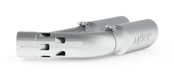 MBRP 2015 Ford F250/350/450 6.7L 4in Filter Back Dual Single Side Exit 5in Tips T409 Exhaust thumbnail 6