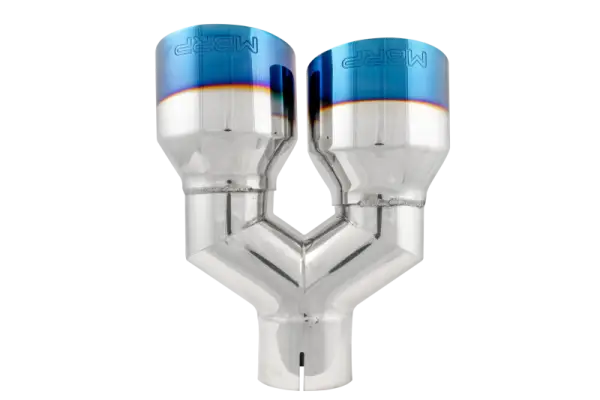 MBRP Burnt End Tip 2.5 ID Dual 4 OD Out 9.5 length Single wall 304 Stainless Steel Driver Side thumbnail 4