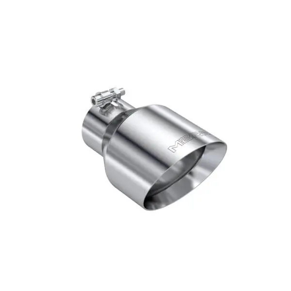 MBRP Universal T304 Stainless Steel Tip 3on ID / 5in OD Out / 8in Length Angle Cut Dual Wall