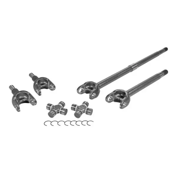 Yukon Gear Front 4340 Chromoly Axle Kit For Jeep JL Dana 30 27 Spline FAD Del. w/1350 (7166) Joints image 2