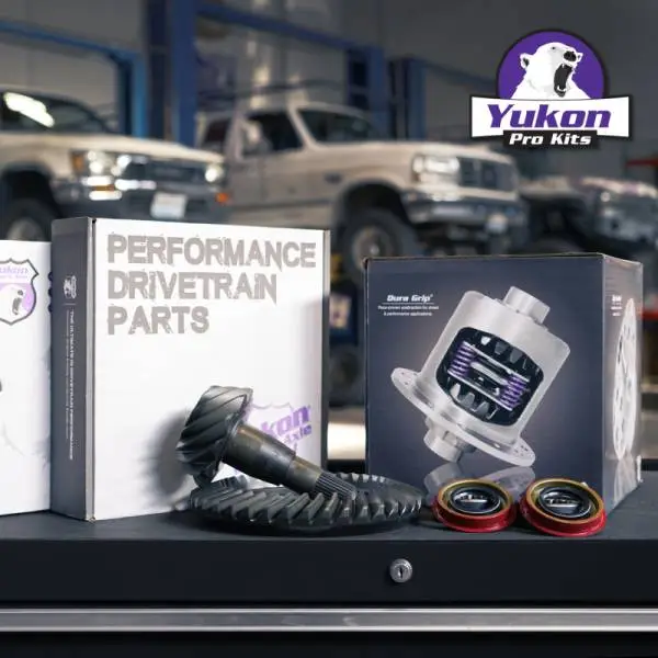 Yukon 8.5in GM 3.42 Rear Ring & Pinion Install Kit 30 Spline Positraction Axle Bearings and Seals thumbnail 5