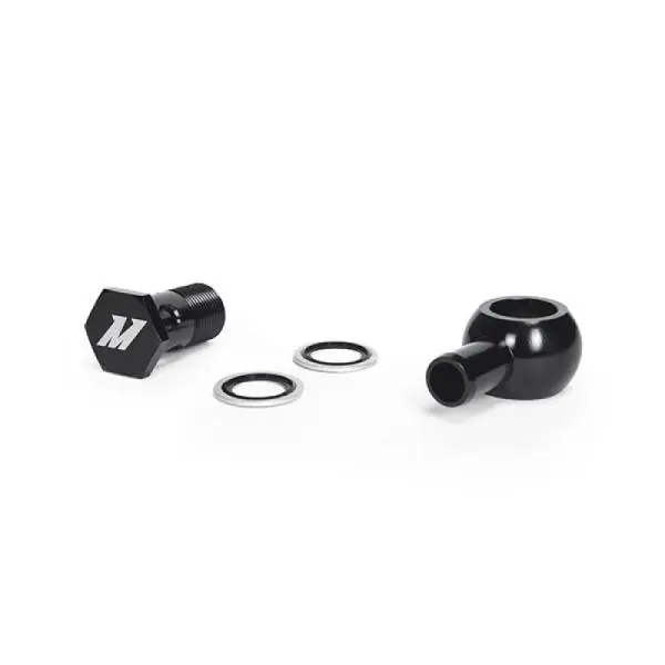 Mishimoto M20 x 5/8 Straight Black Banjo Fitting w/ Bolt image 7