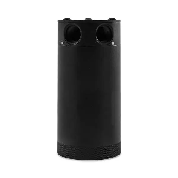 Mishimoto 2-Port Universal XL Baffled Catch Can - Black image 3
