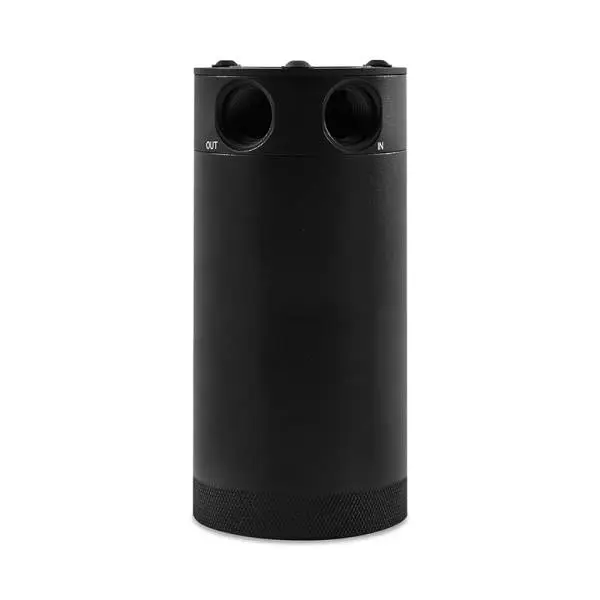 Mishimoto 2-Port Universal XL Baffled Catch Can - Black image 4