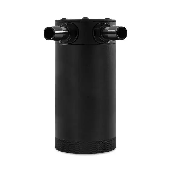 Mishimoto 2-Port Universal XL Baffled Catch Can - Black image 7