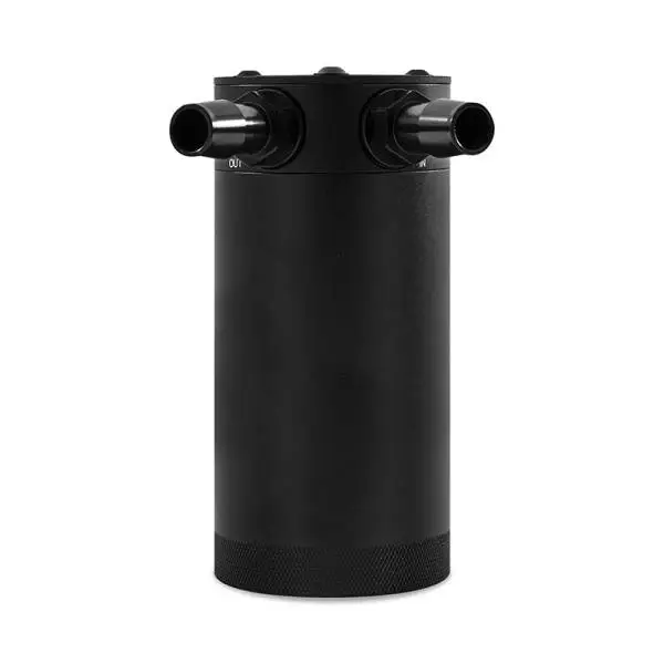Mishimoto 2-Port Universal XL Baffled Catch Can - Black image 8