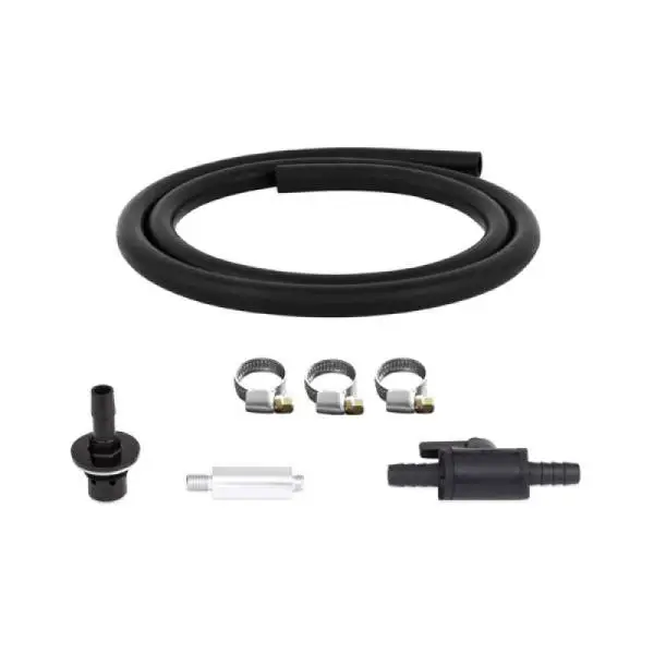 Mishimoto Compact Baffled Oil Catch Can Petcock Drain Kit w/ Metal Drain Fitting image 2