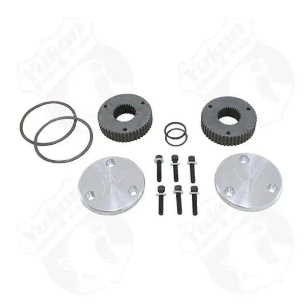 Yukon Gear Hardcore Drive Flange Kit For Dana 44 / 30 Spline Outer Stubs. Yukon Engraved Caps image 3