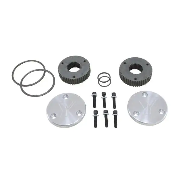 Yukon Gear Hardcore Drive Flange Kit For Dana 44 / 30 Spline Outer Stubs. Yukon Engraved Caps image 4