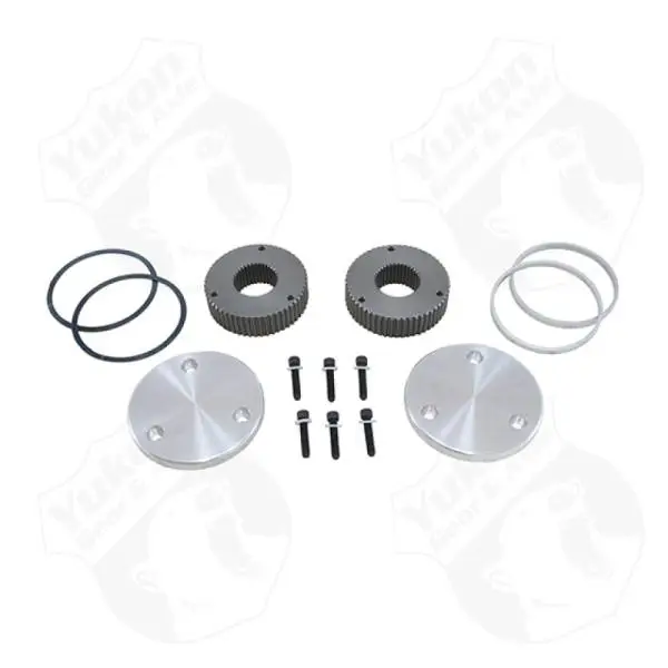 Yukon Gear Hardcore Drive Flange Kit For Dana 44 / 19 Spline Outer Stubs. Yukon Engraved Caps image 2