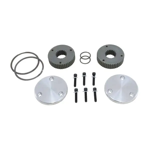 Yukon Gear Hardcore Drive Flange Kit For Dana 44 / 19 Spline Outer Stubs. Non-Engraved Caps image 2